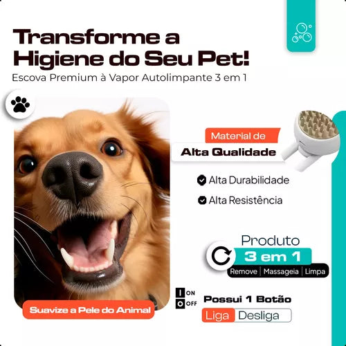 FRESHPAWS- Escova vaporizada para Pets.