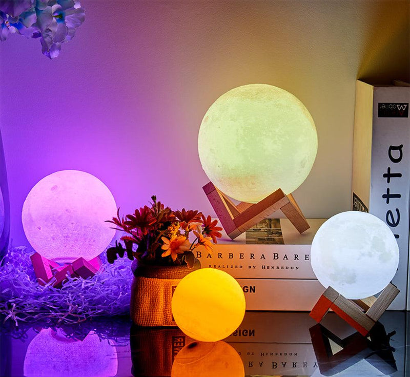 Abajur Lunar Luminaria de Led